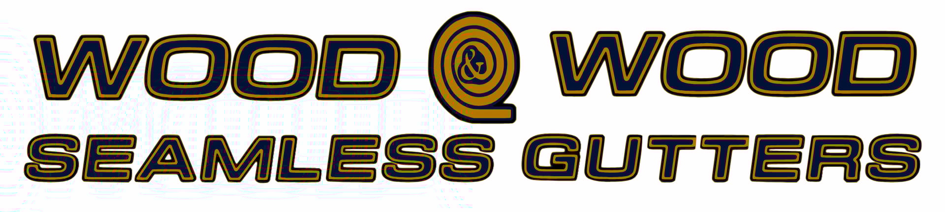 Wood & Wood Gutters Logo